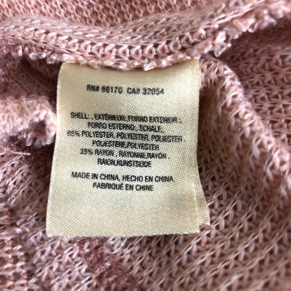 Anthropologie DELETTA Sz Xs Milipa knit blush top - Picture 7 of 8